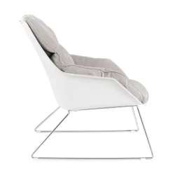 Wohnen Sessel|Stühle<Retrosessel mit Chrom Bügelgestell - Harukivo (2er Set)