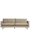 Wohnen Sofas<Retrosofa mit drei Sitzplätzen in Khaki - Afeiro