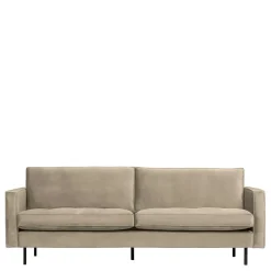 Wohnen Sofas<Retrosofa mit drei Sitzplätzen in Khaki - Afeiro