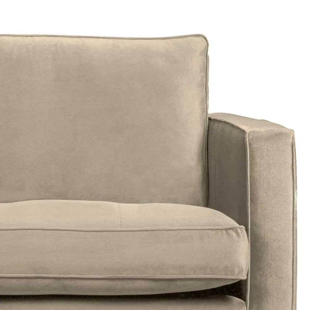 Wohnen Sofas<Retrosofa mit drei Sitzplätzen in Khaki - Afeiro