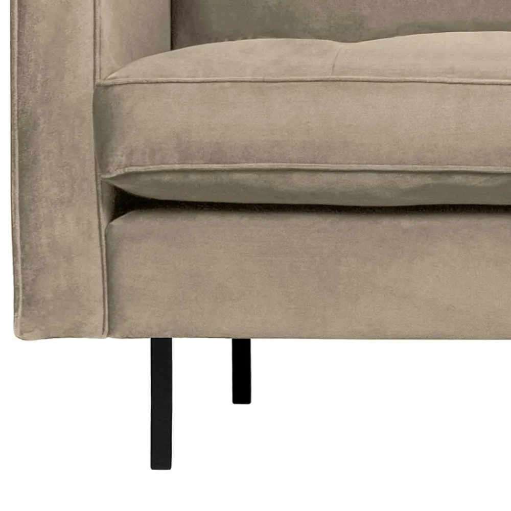 Wohnen Sofas<Retrosofa mit drei Sitzplätzen in Khaki - Afeiro