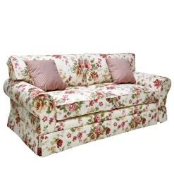Wohnen Sofas<Romantisches Landhaus Sofa mit Blumen Stoff - Telik