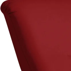 Wohnen Sessel<Roter Kunstledersessel mit Buche Beinen - Systrem