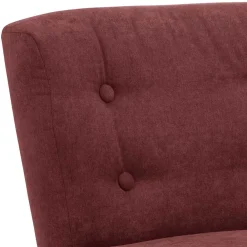 Wohnen Sessel<Roter Polstersessel im Retrostil - Jitalca