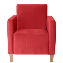 Wohnen Sessel<Roter Polstersessel mit Samtvelours-Bezug - Gedeon