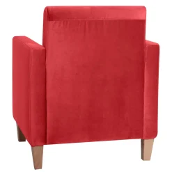 Wohnen Sessel<Roter Polstersessel mit Samtvelours-Bezug - Gedeon