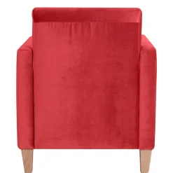 Wohnen Sessel<Roter Polstersessel mit Samtvelours-Bezug - Gedeon