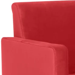 Wohnen Sessel<Roter Polstersessel mit Samtvelours-Bezug - Gedeon