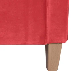 Wohnen Sessel<Roter Polstersessel mit Samtvelours-Bezug - Gedeon