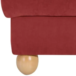 Wohnen Sessel<Roter Sessel mit Ohren aus Velours - Jamey