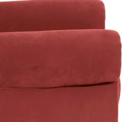 Wohnen Sessel<Roter Sessel mit Ohren aus Velours - Jamey