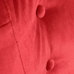 Wohnen Sessel<Roter Wohnzimmersessel aus Samtvelours - Zinatella