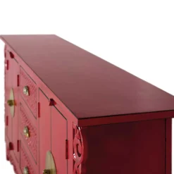 Wohnen Sideboards<Rotes Sideboard im Asia Style - Iscian