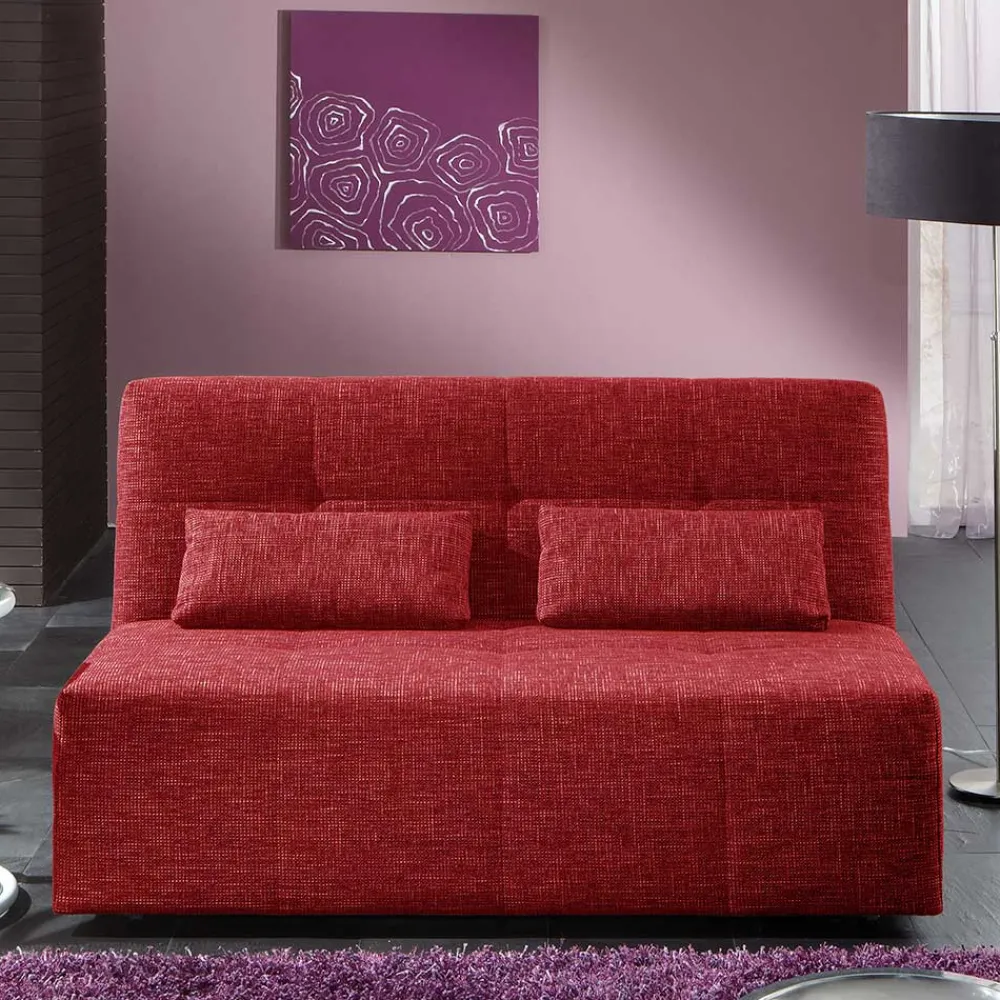 Wohnen Betten|Sofas<Rotes Sofa mit Schlaffunktion & Bettkasten - Atan