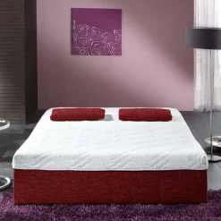 Wohnen Betten|Sofas<Rotes Sofa mit Schlaffunktion & Bettkasten - Atan