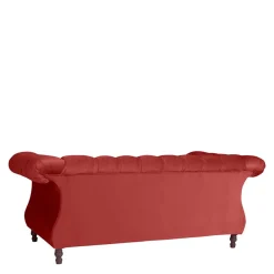 Wohnen Sofas<Rotes Zweisitzer Sofa im Barockstil - Henissa