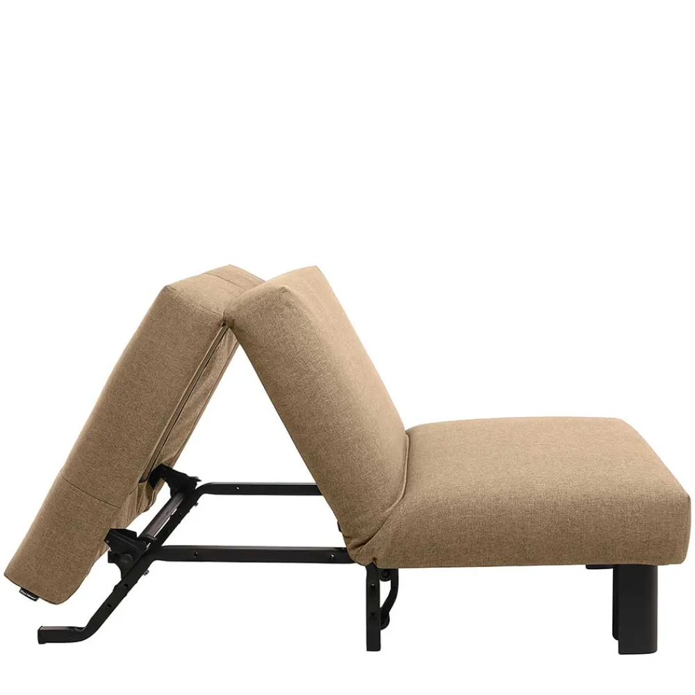 Wohnen Sofas<Ruhesessel in Beige Stoff - Ofreda