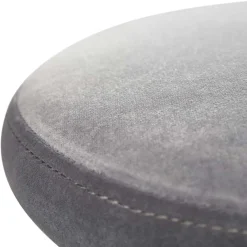 Wohnen Hocker<Runder Barhocker mit Samtsitz Grau - Claudie