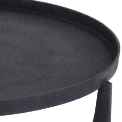 Wohnen Tische<Runder Couchtisch aus Aluminium - Wangosia