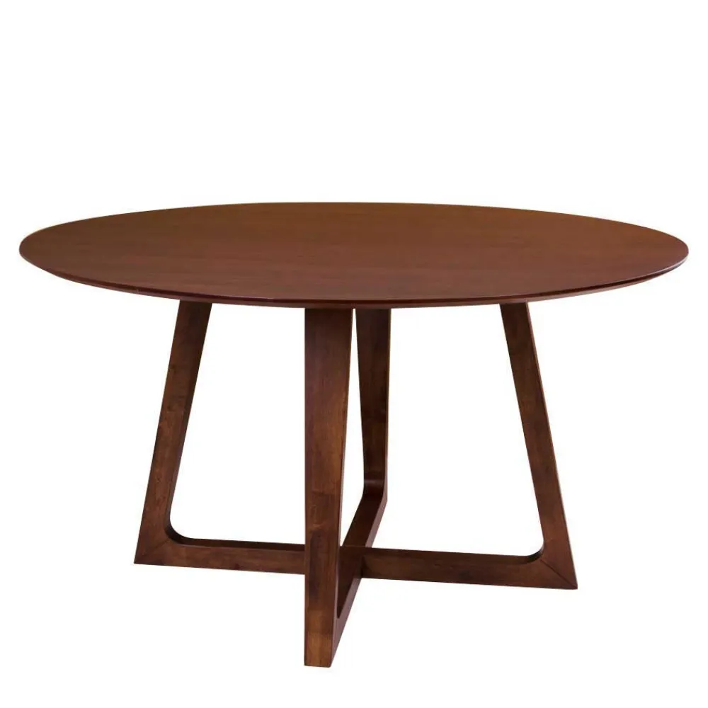 Wohnen Tische<Runder Designtisch & 4 Stühle - Annescu (fünfteilig)