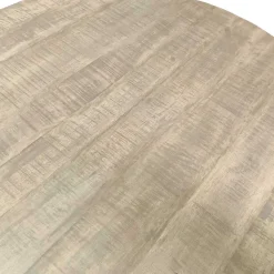 Wohnen Tische<Runder Esstisch mit Holzplatte Mango - Belafoma