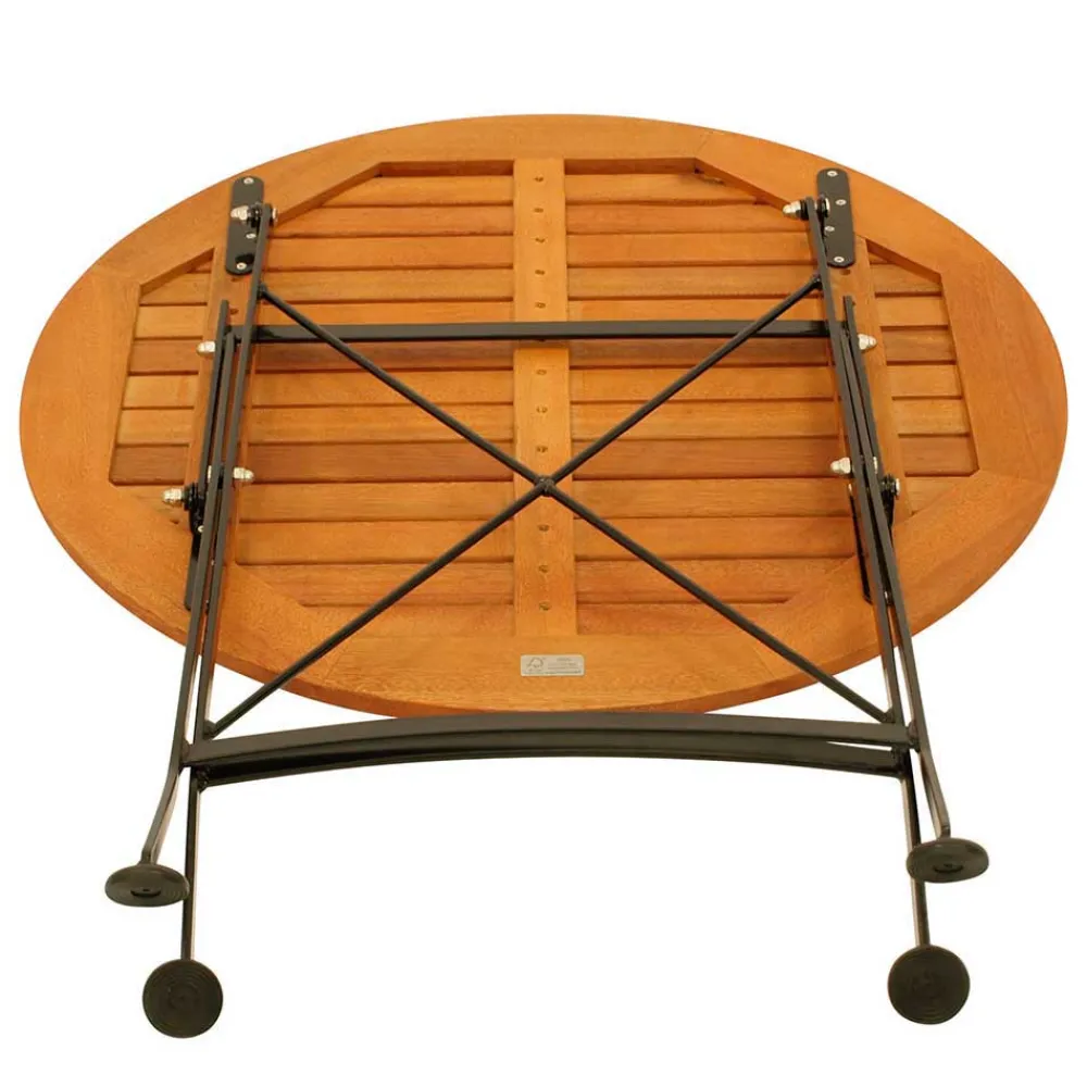 Wohnen Sitzgruppe<Runder Gartentisch mit Armlehnstühlen - Georgy (dreiteilig)