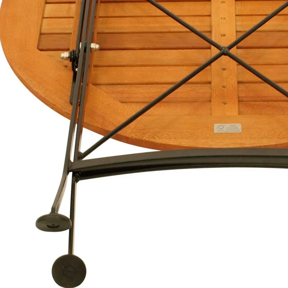 Wohnen Sitzgruppe<Runder Gartentisch mit Armlehnstühlen - Georgy (dreiteilig)