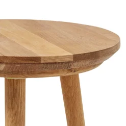 Wohnen Hocker<Runder Holz Beistelltisch aus Eiche Massivholz - Kopiana