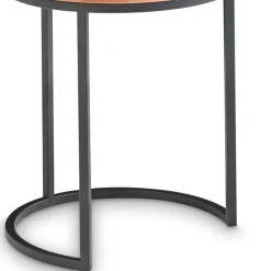 Wohnen Tische<Runder Holztisch mit Metallgestell - Francis