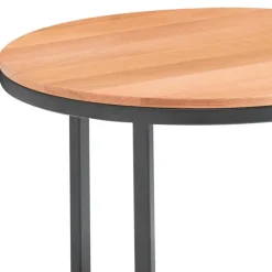Wohnen Tische<Runder Holztisch mit Metallgestell - Francis