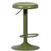 Wohnen Hocker<Runder Metall-Barhocker in Grün - höhenverstellbar - Giolia