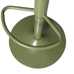 Wohnen Hocker<Runder Metall-Barhocker in Grün - höhenverstellbar - Giolia