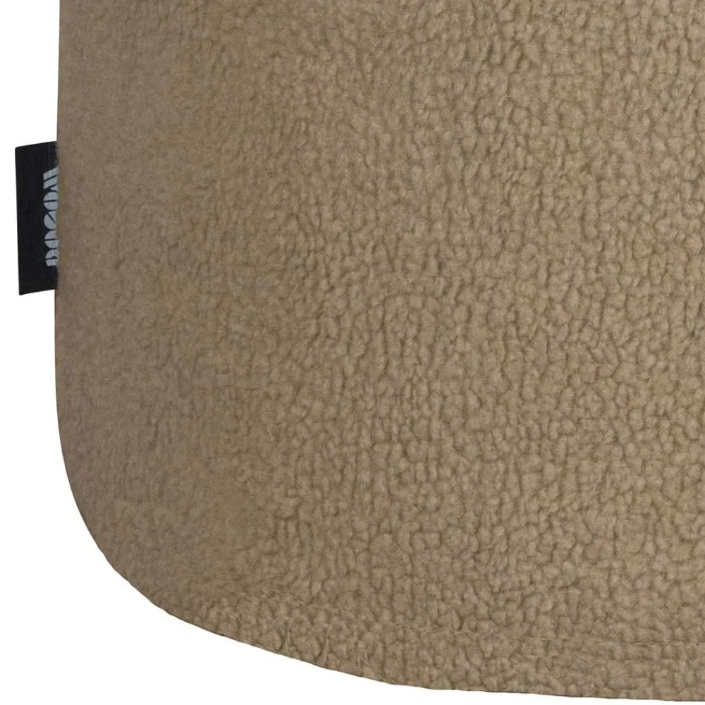 Wohnen Hocker<Runder Plüsch Hocker in Beige - Belpasso