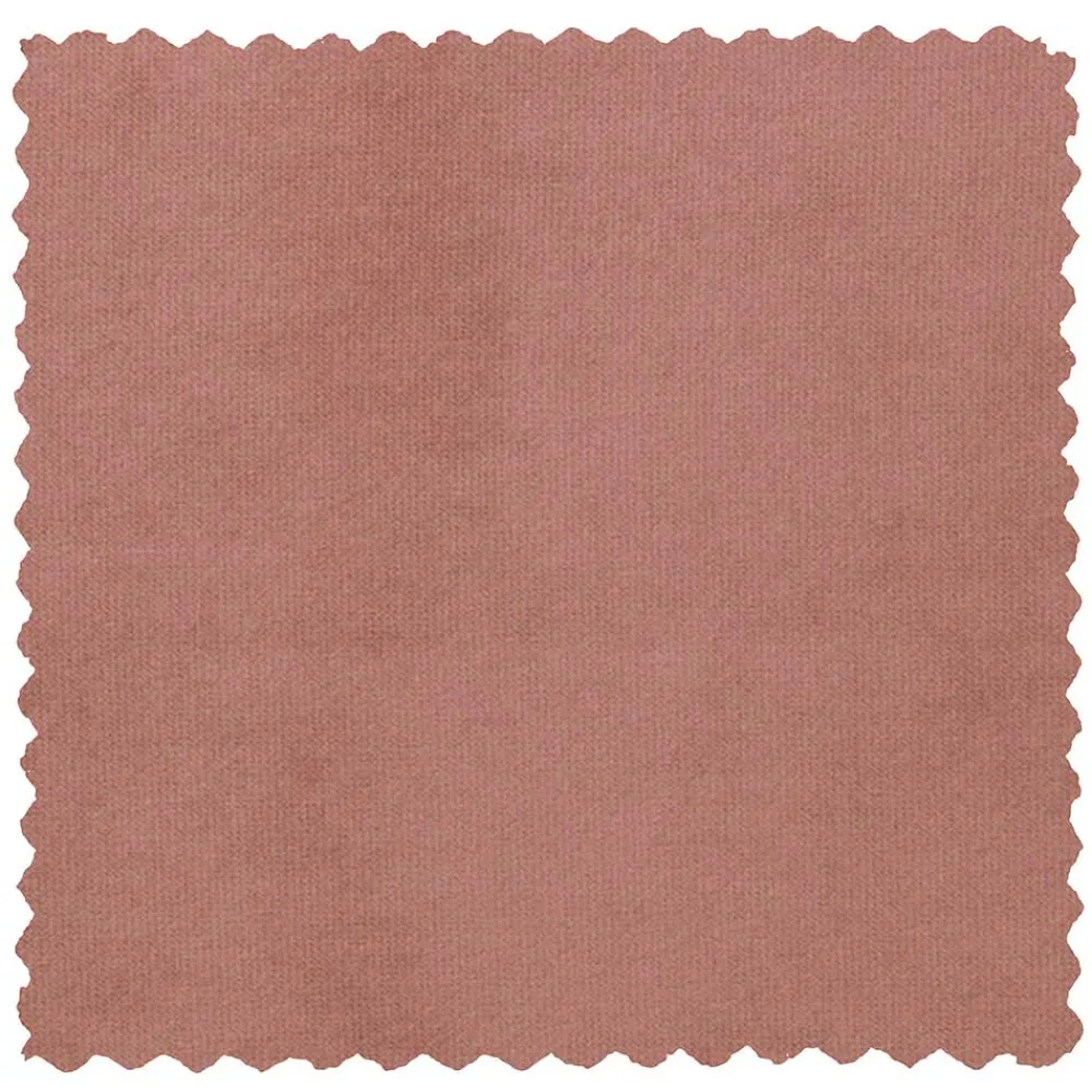 Wohnen Hocker<Runder Samt Polsterhocker in Rosa - Bados