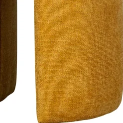 Wohnen Hocker<Runder Sitzhocker in Gelb Chenillebezug - Lourettes (2er Set)