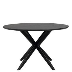 Wohnen Tische<Runder Tisch in Schwarz mit Schweizer Kante - Puerto