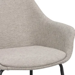 Wohnen Sitzgruppe<Runder White Wash Esstisch & Stühle - Pulva (siebenteilig)