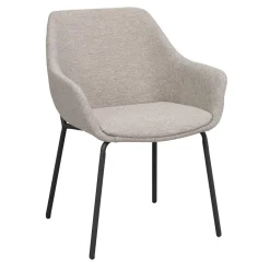 Wohnen Sitzgruppe<Runder White Wash Esstisch & Stühle - Pulva (siebenteilig)