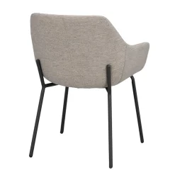 Wohnen Sitzgruppe<Runder White Wash Esstisch & Stühle - Pulva (siebenteilig)