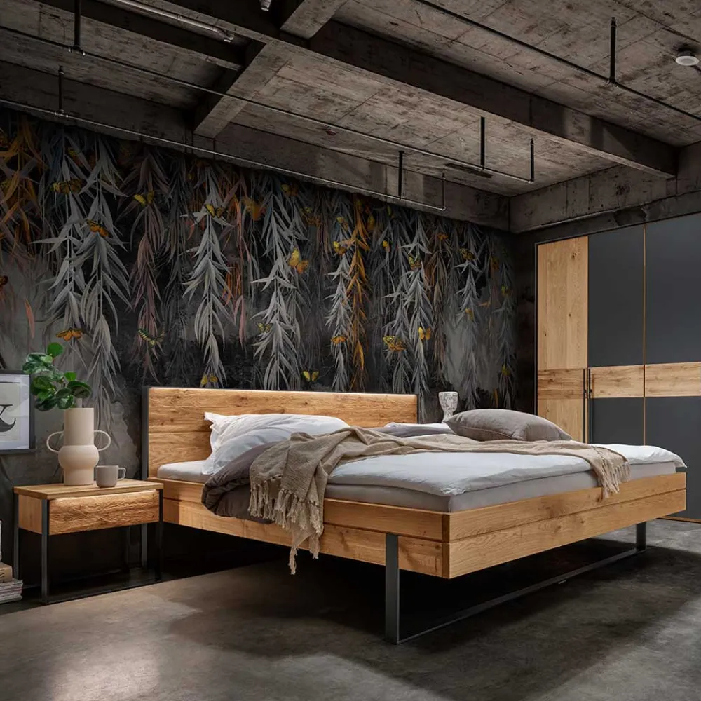 Wohnen Betten<Rustikales Design Bett auf Kufen - Claas