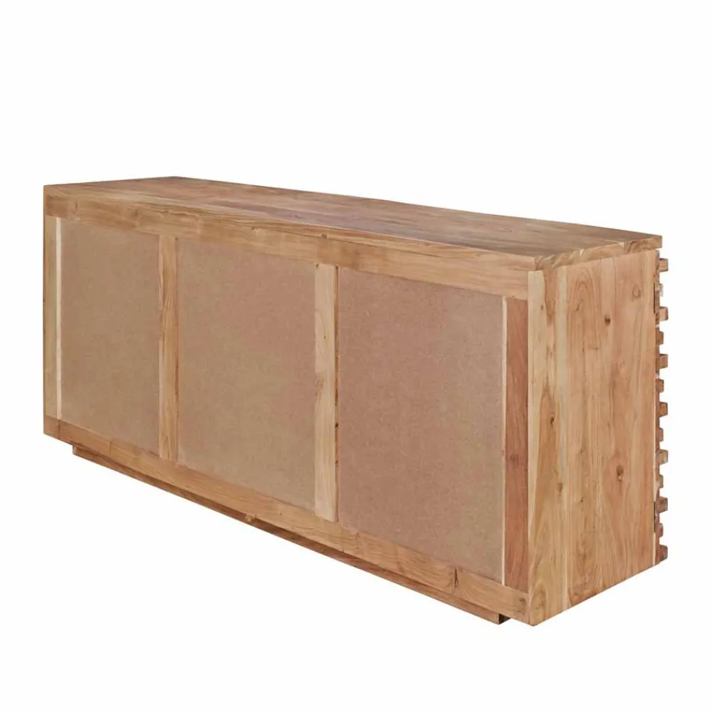 Wohnen Sideboards<Rustikales Design Sideboard Pisino aus Holz Akazie massiv