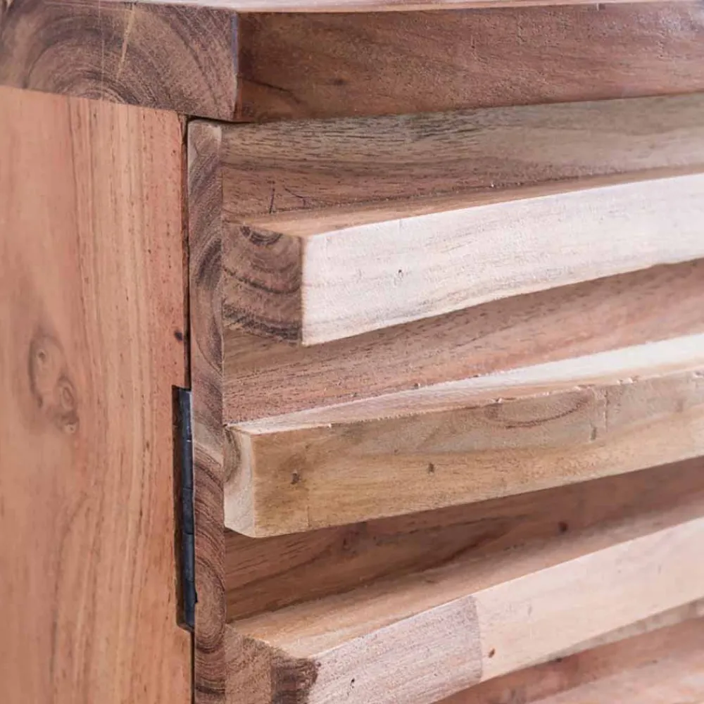 Wohnen Sideboards<Rustikales Design Sideboard Pisino aus Holz Akazie massiv