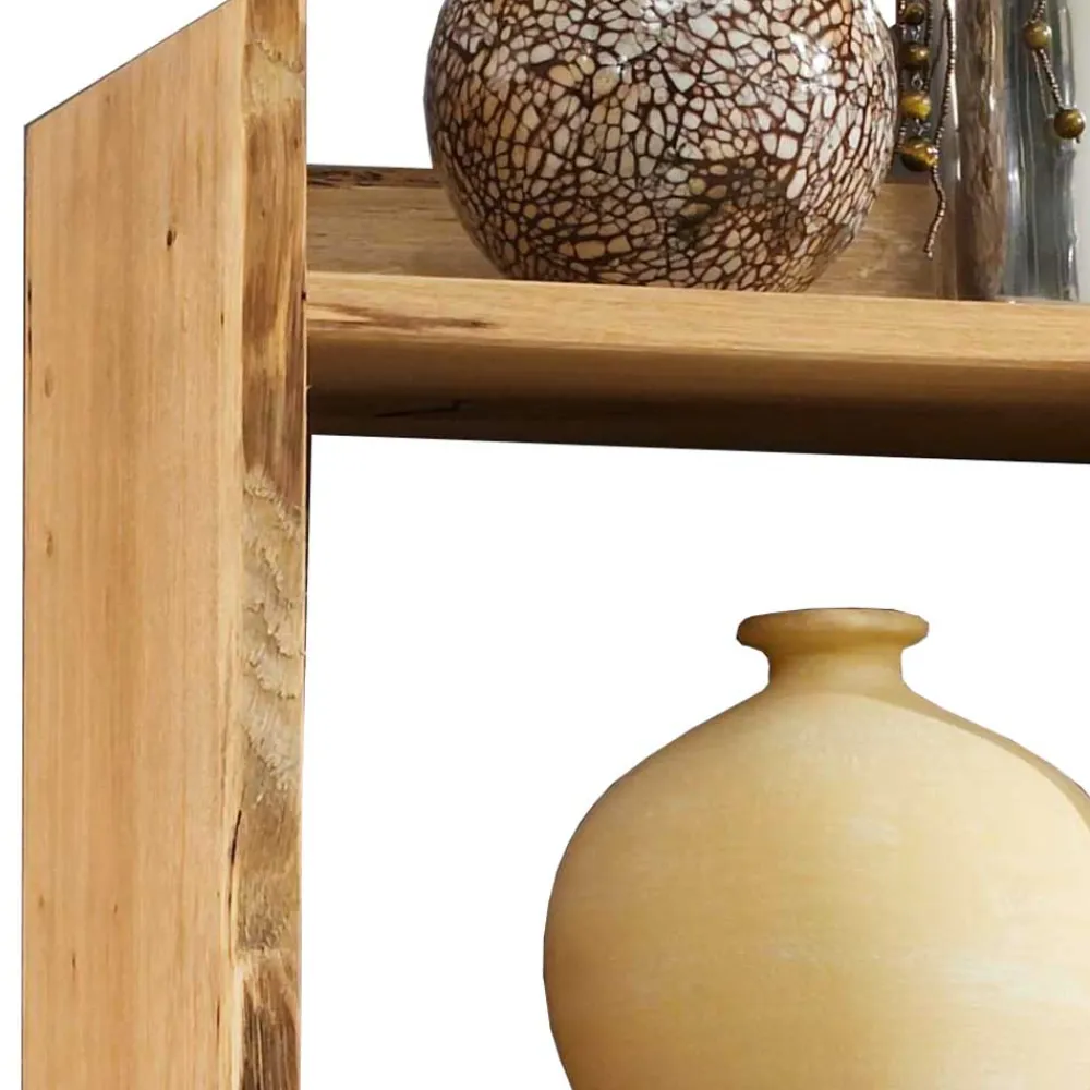 Wohnen Regale<Rustikales Holzregal mit vier Fächern - Avidora