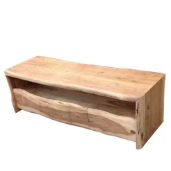 Wohnen Tv & Hifi-Möbel|Lowboards<Rustikales TV Lowboard mit Baumkante - Necrus