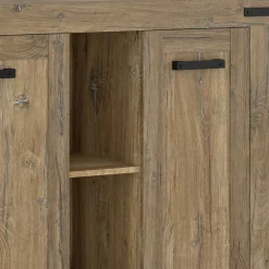 Wohnen Sideboards<Rustikal-modernes Sideboard in Eiche Dunkel - Ginetta