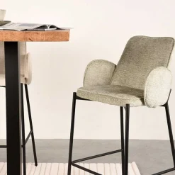 Wohnen Hocker<Samt Barstühle mit 78 cm Sitzhöhe - Tablonero (2er Set)