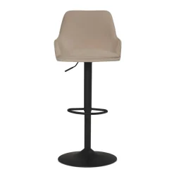 Wohnen Hocker<Samt Barstuhl in Beige - Heats