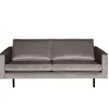 Wohnen Sofas<Samt Couch in Taupe Museo im Retro Design
