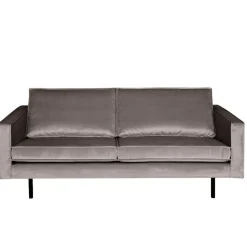 Wohnen Sofas<Samt Couch in Taupe Museo im Retro Design