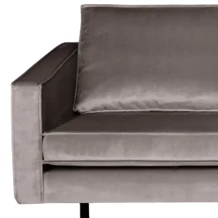 Wohnen Sofas<Samt Couch in Taupe Museo im Retro Design